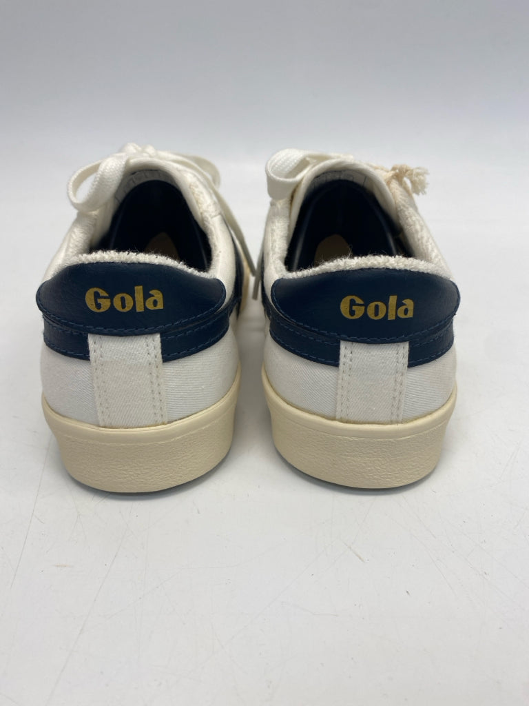 NWT Gola  Size 6 White Navy Lace-up Sneakers