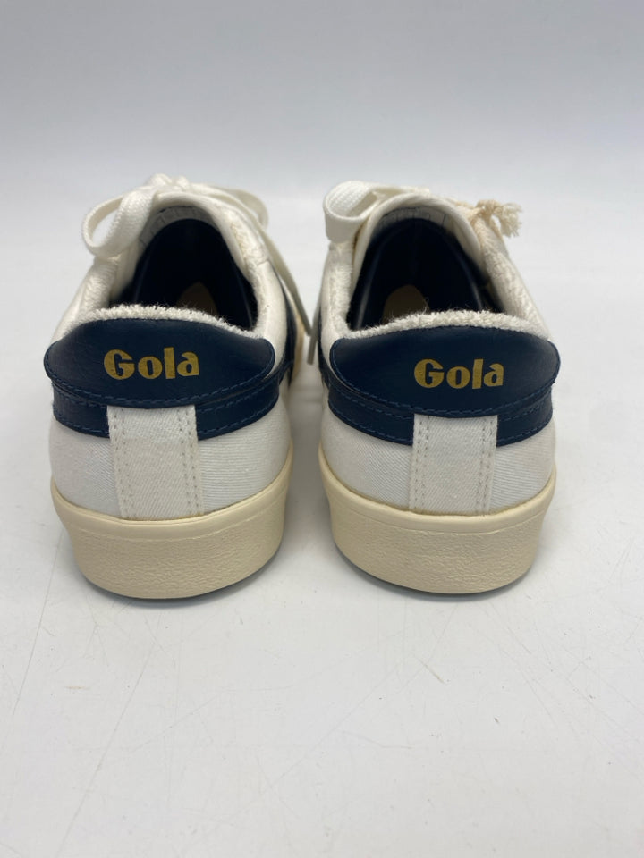 NWT Gola  Size 6 White Navy Lace-up Sneakers