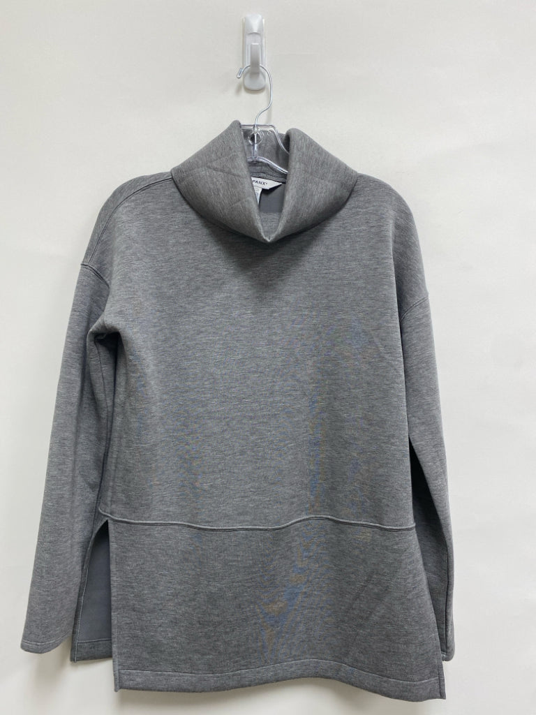 Spanx Size XS Gray Cowl Neck Ladies Top