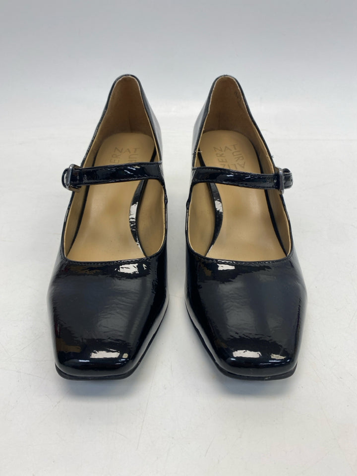 Naturalizer US Shoe Size 7.5 Black Patent Heels