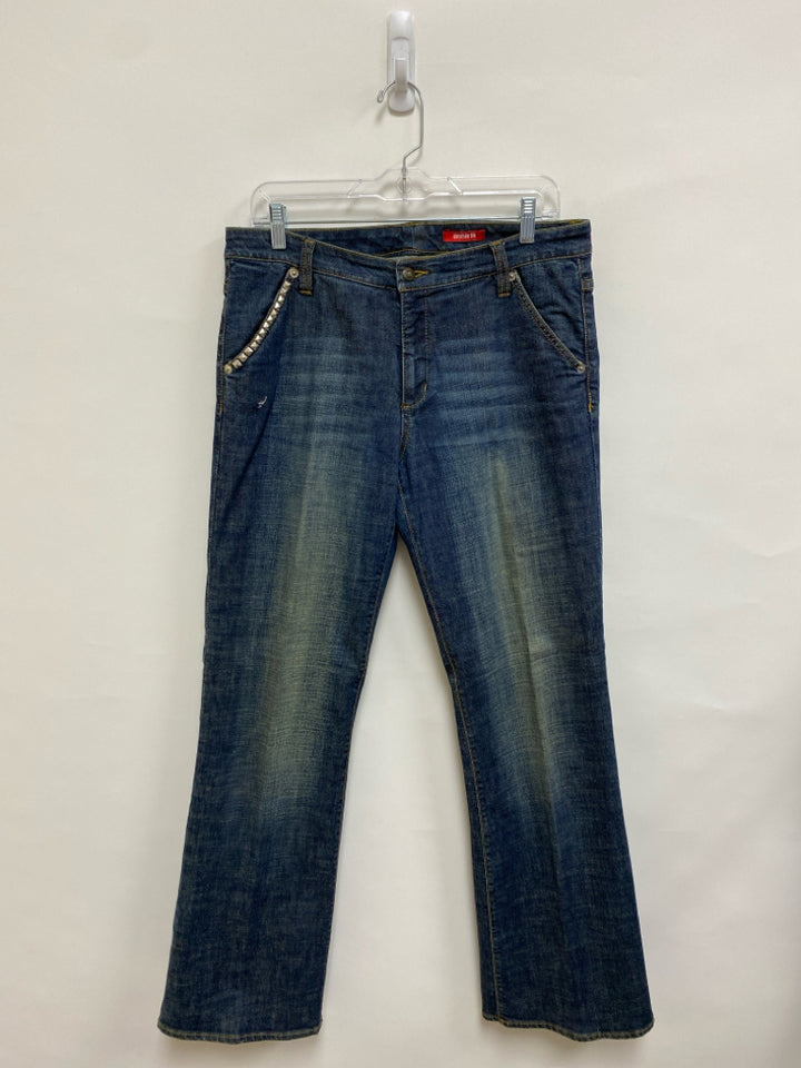 dorothee bis Size 10 Denim Silver Studded Ladies Jeans
