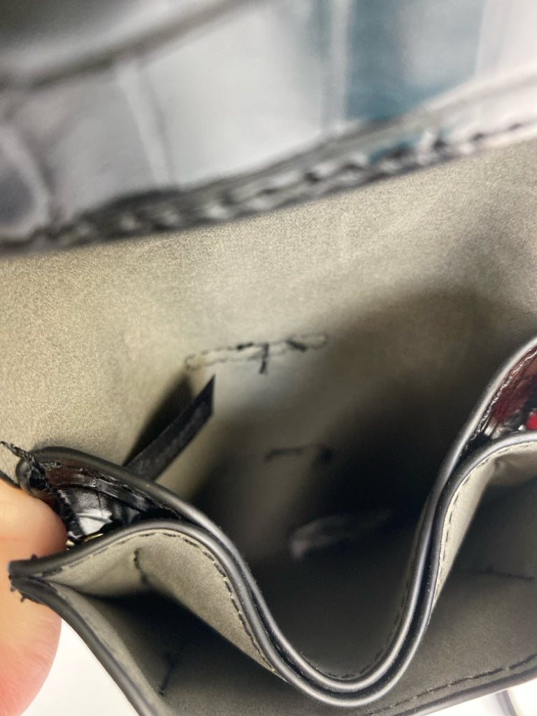 NWT Black Embossed Crossbody