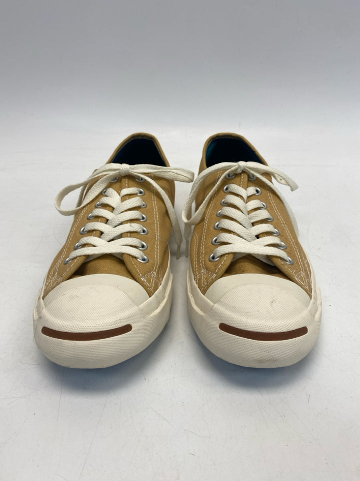 Converse US Shoe Size 11.5 Gold Lace-up Sneakers