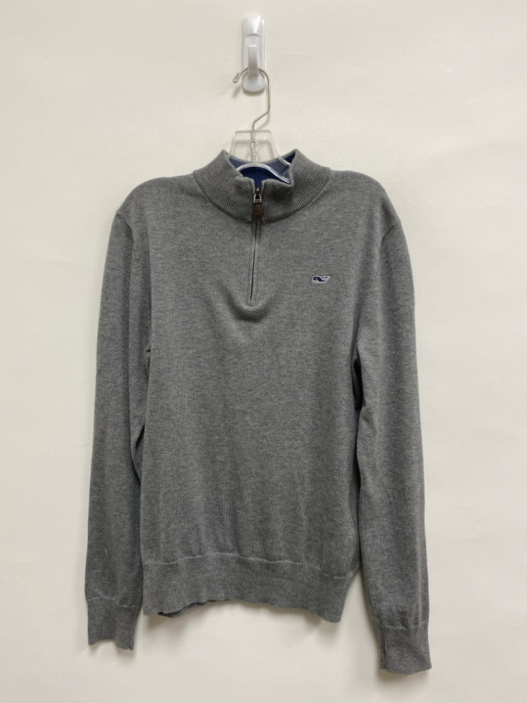 Vineyard Vines SIZE 16 Gray Quarter Zip Boy&