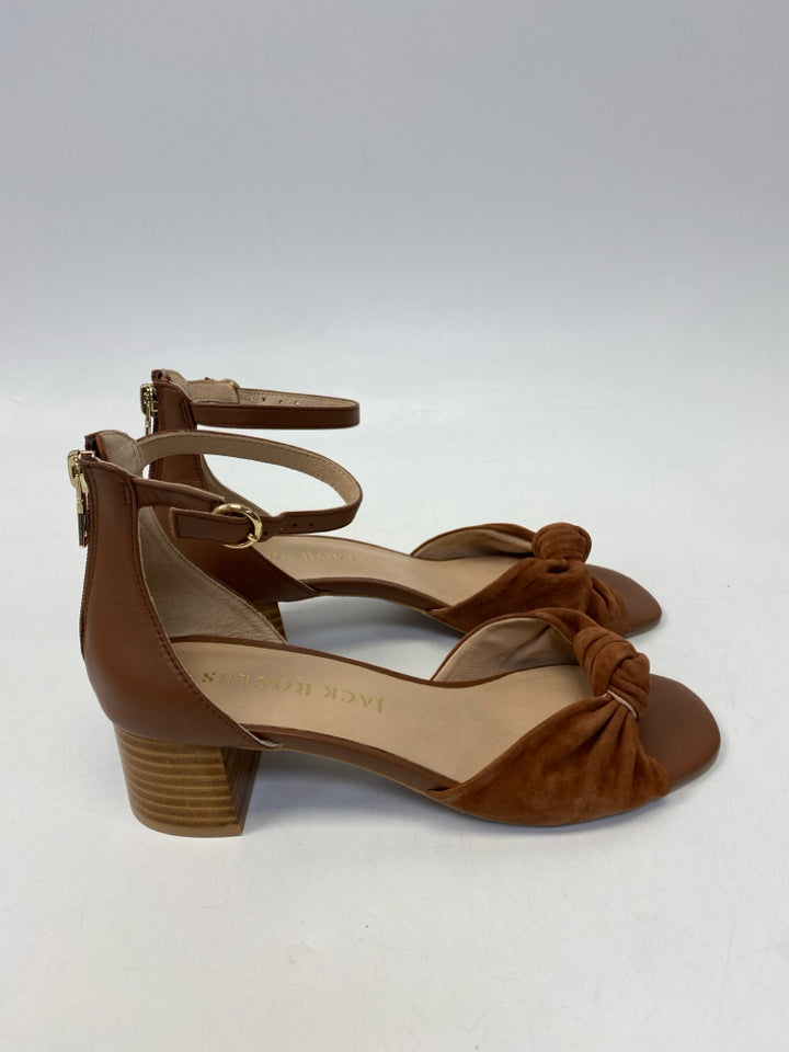 NWOT Jack Rogers  Size 8.5 Brown Knotted Sandals