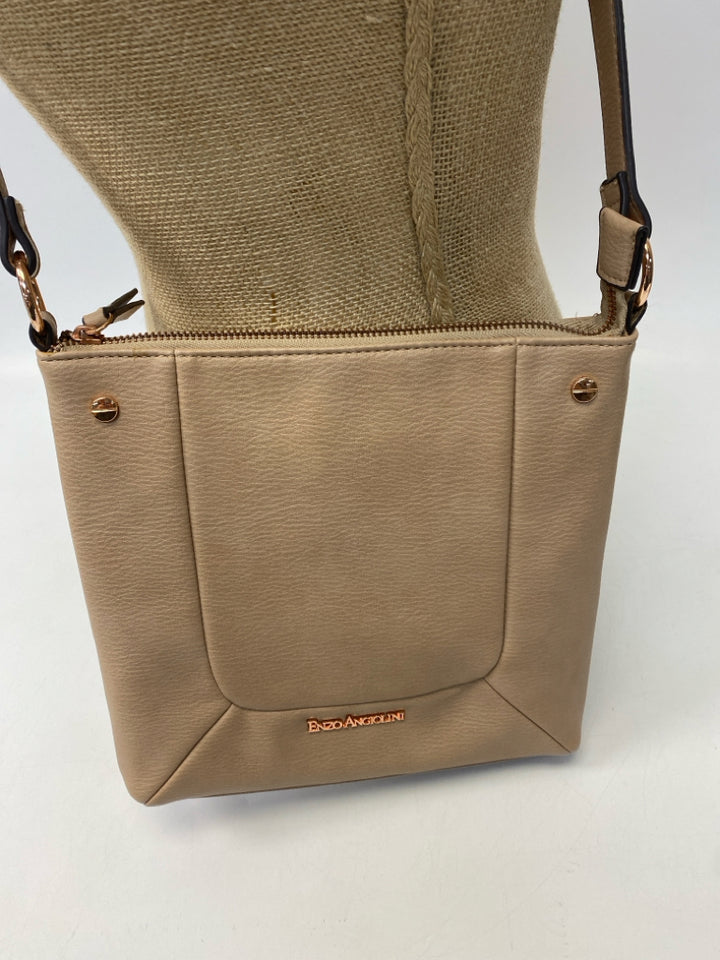 Enzo Brown Crossbody