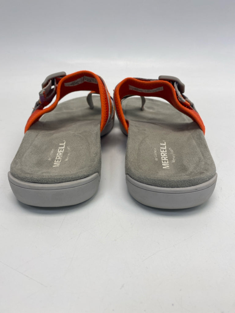 Merrell  Size 8 Orange/gray Purple Sandals