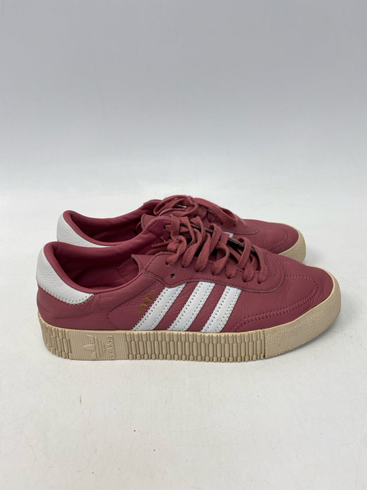 Adidas US Shoe Size 9 Rose Lace-up Sneakers