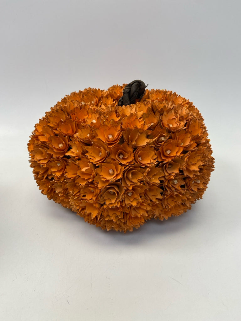 Orange Sparkle Wood Fall
