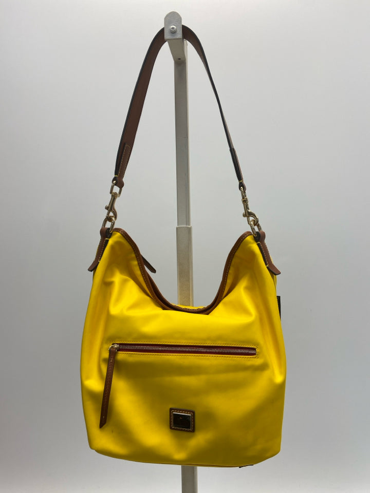 Dooney &amp; Bourke Yellow Nylon Handbag