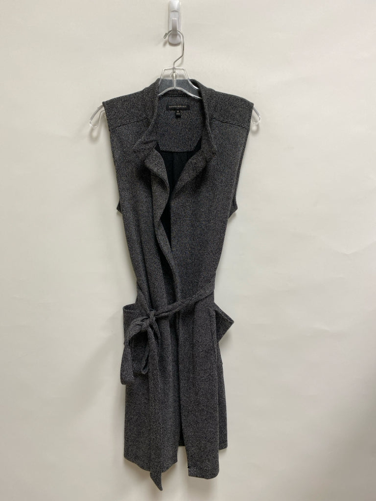 Banana Republic Size M Black Mottled Sleeveless Ladies Sweater