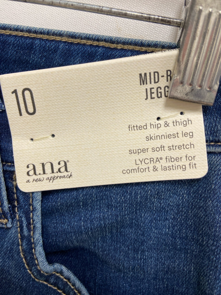 NWT A New Aproach ANA Size 10 Blue Ladies Jeans