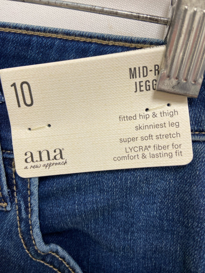NWT A New Aproach ANA Size 10 Blue Ladies Jeans