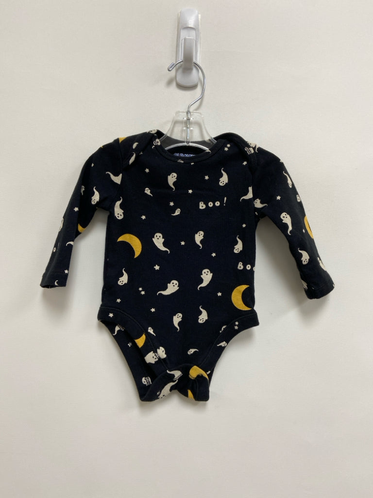 Old Navy SIZE 3-6M Black White Halloween Girl&