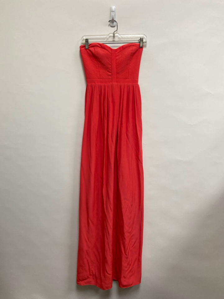 NWT Parker Size M Dark Coral Maxi Ladies Dress