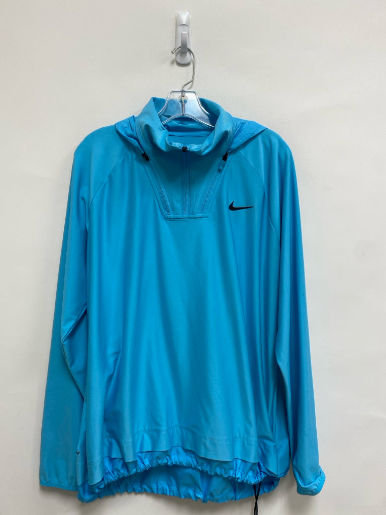 Nike Size XL Aqua Hooded Men&