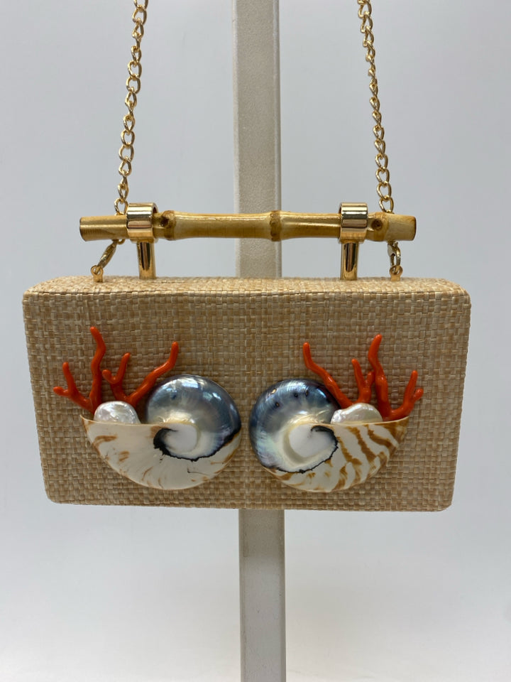Studio Yay Natural Sea Coral Shell Handbag
