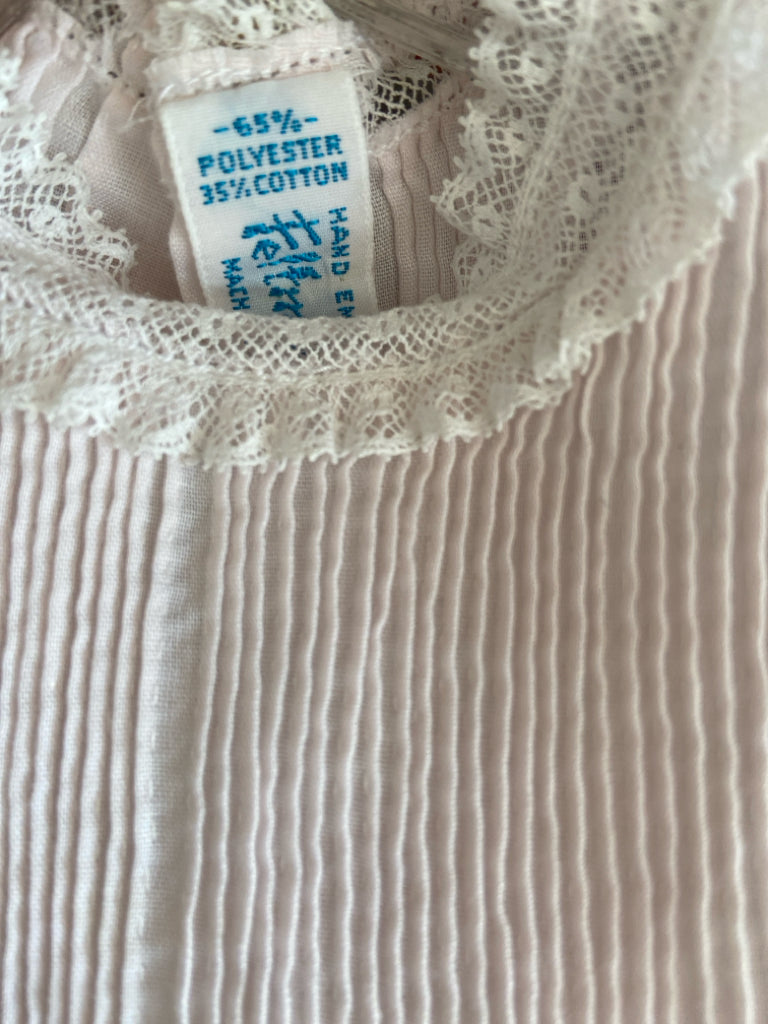 NWT Feltman Bros. SIZE 6M Pale Pink Smocking Embroidered Girl&
