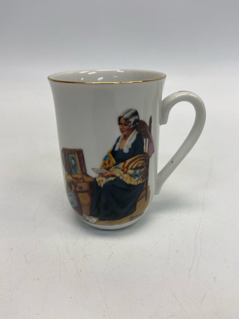 Norman Rockwell Assorted Scene Coffee Mug