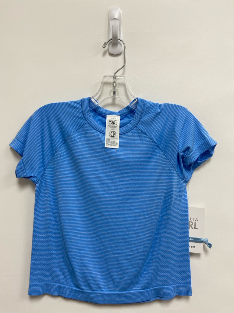 NWT Athleta Girl SIZE 8/10 Blue White Stripe Girl&