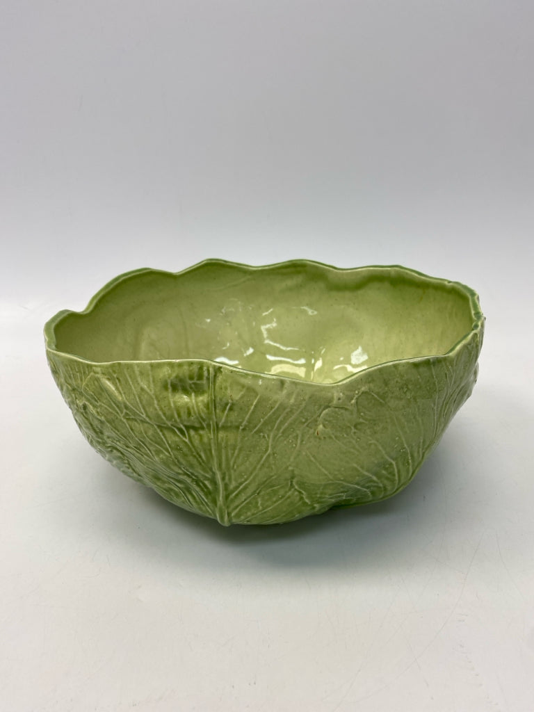 Green Leaves Ceramic Bowl(s)