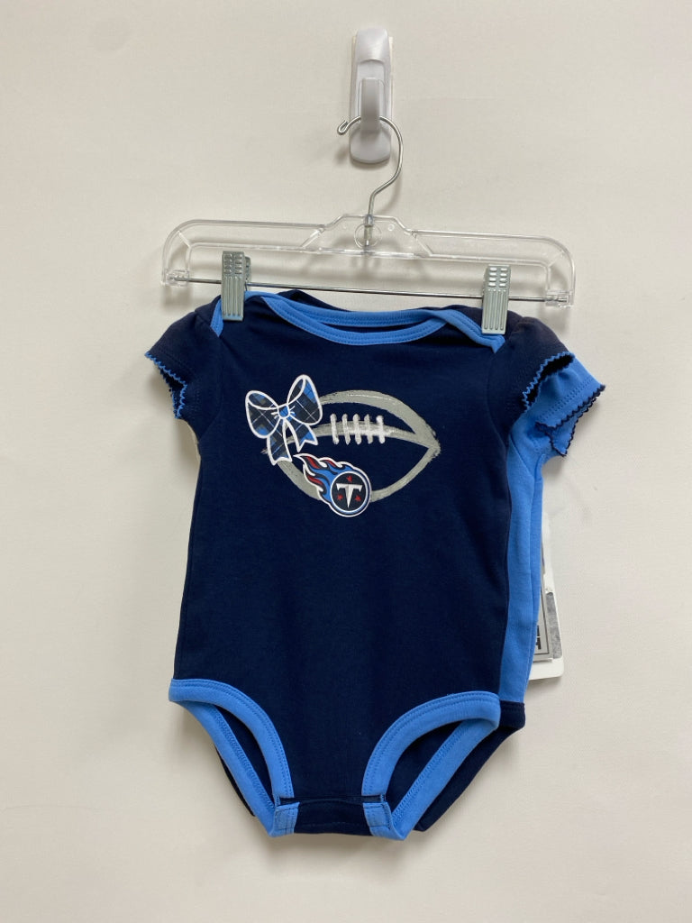 NWT NFL SIZE 3-6M Navy/Blue White Girl&