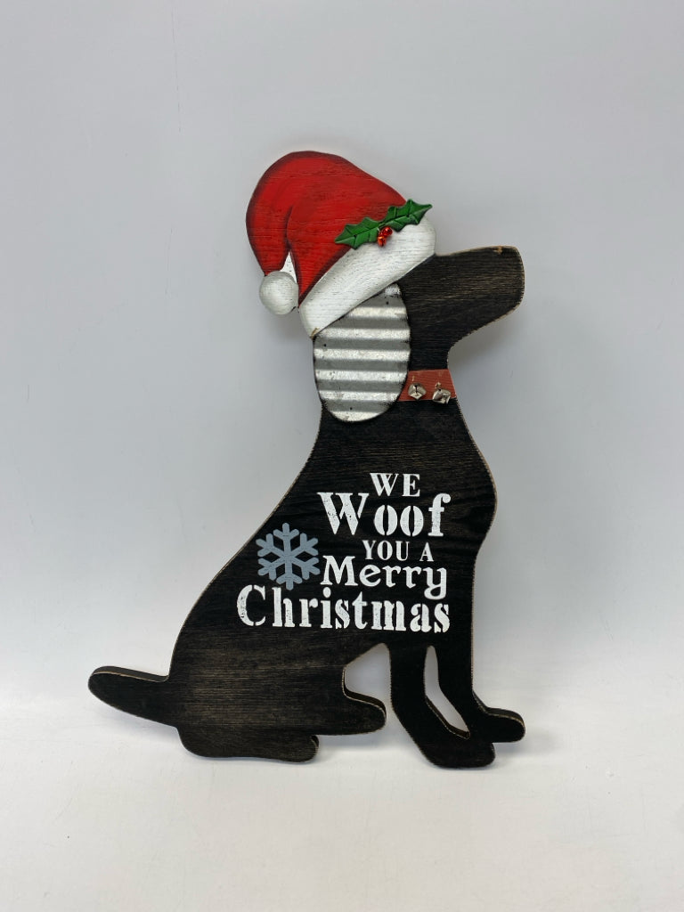 Black Red/White Wood Christmas