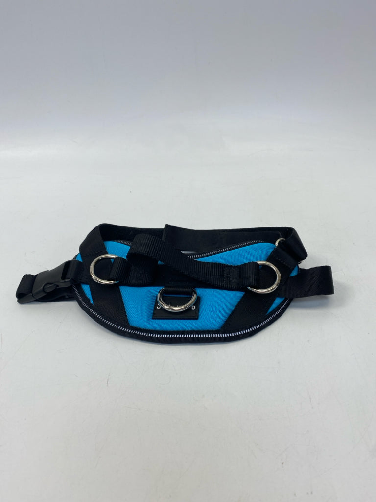 Black Blue Pet Collar/Leash