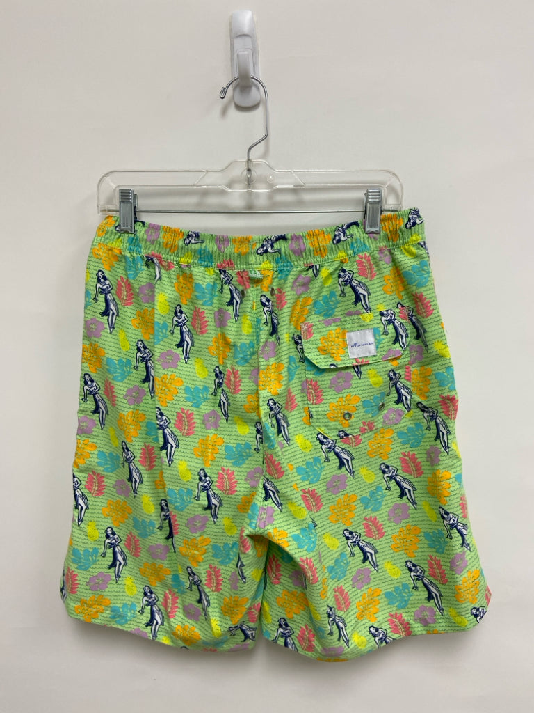 Peter Millar Size M Green Multi Color Tropical Men&