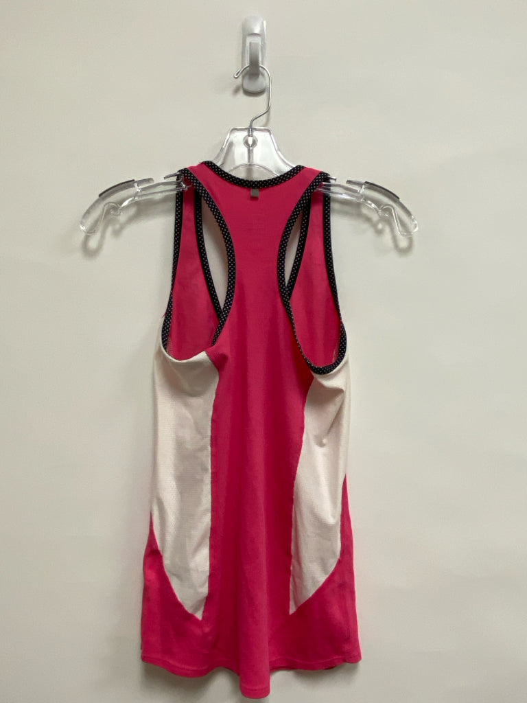 Nike Size XS Pink White/Black Tank Athletic Top