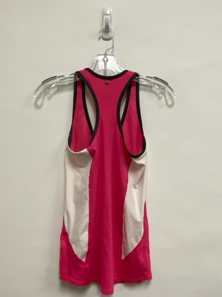 Nike Size XS Pink White/Black Tank Athletic Top