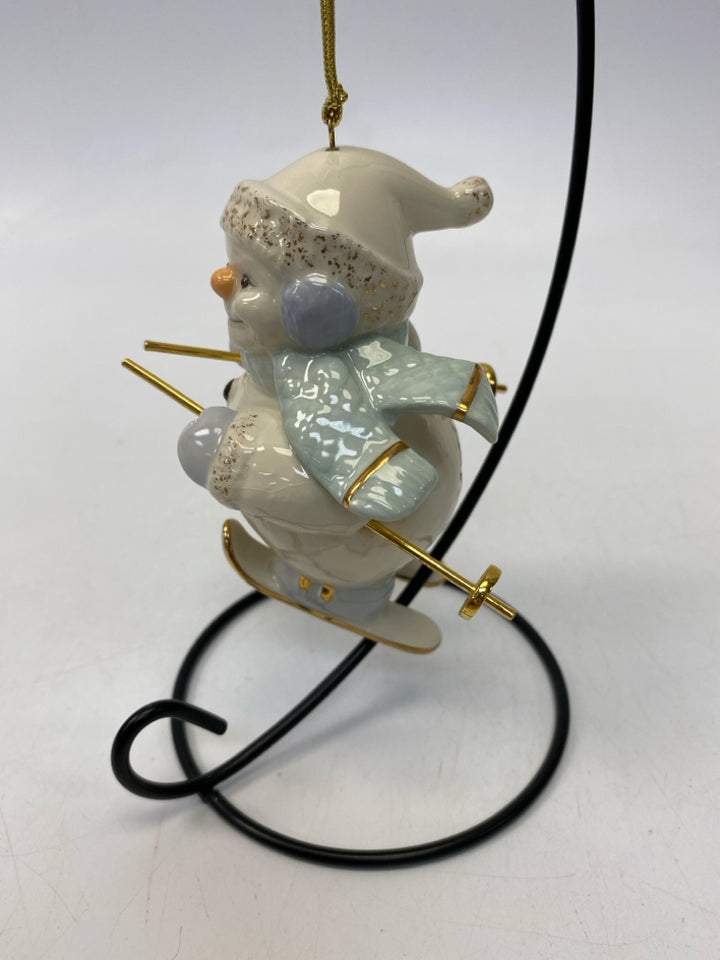Lenox  Ornament Skiing Snowman