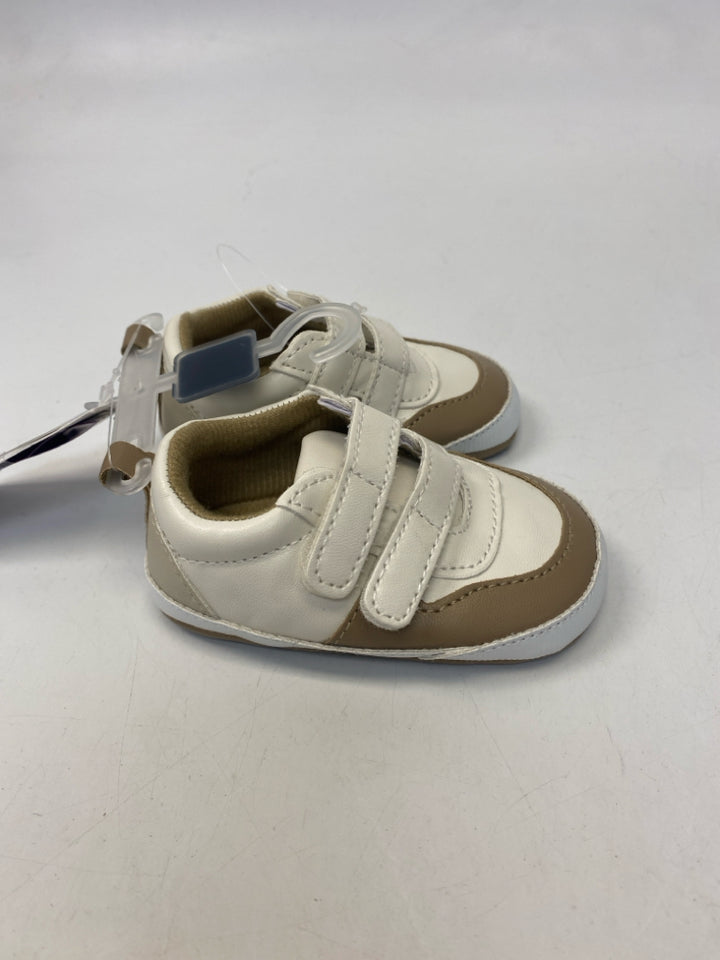 NWT Osh Kosh SIZE 2 Cream Brown Trimmed Boy&