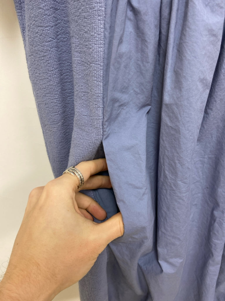 English Factory Size S Blue Short Sleeve Ladies Dress
