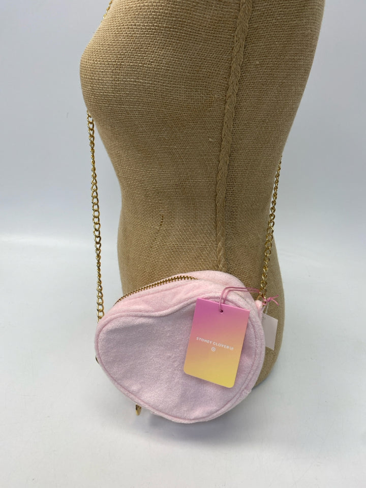 NWT Stoney Clover Pink Terry Cloth Handbag