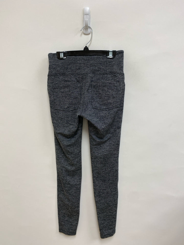 Athleta Size XSP Black/Gray Herringbone Petite Leggings