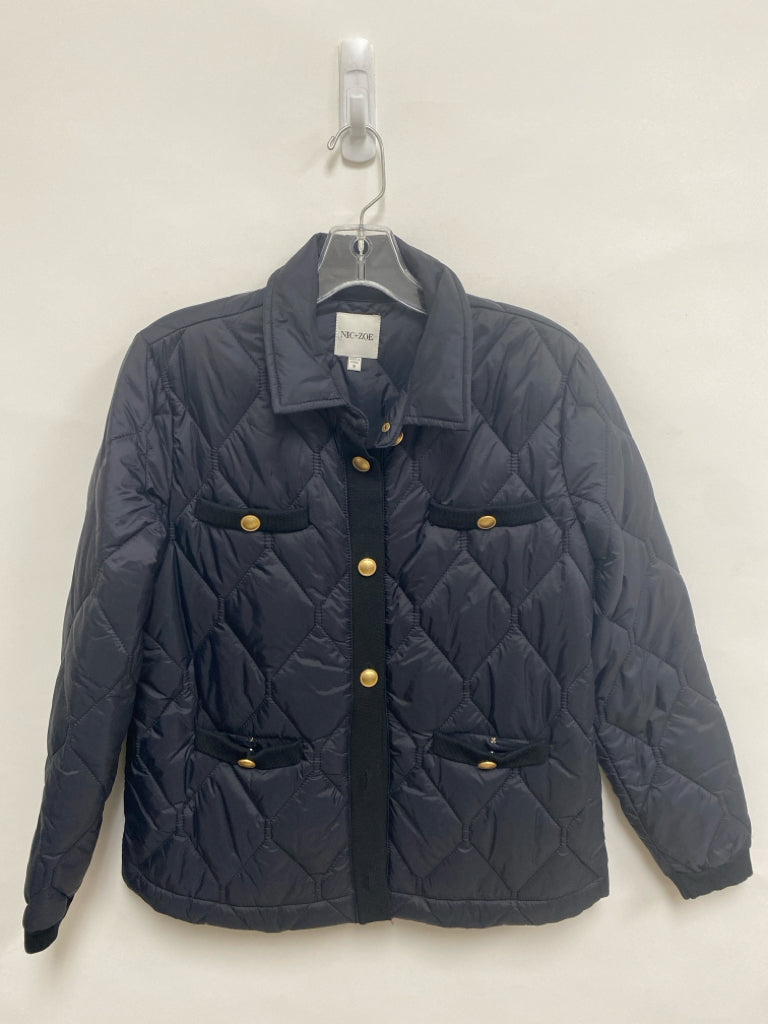 Nic+ Zoe Size S Black Quilted Ladies Jacket