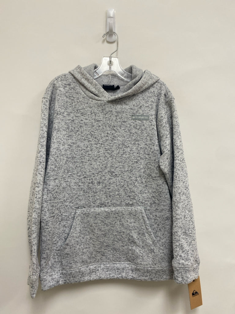 Quiksilver SIZE 14/16 White/Gray Mottled Pullover Boy&