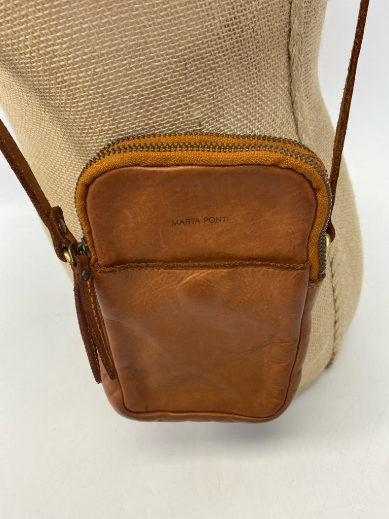 Brown Leather Crossbody