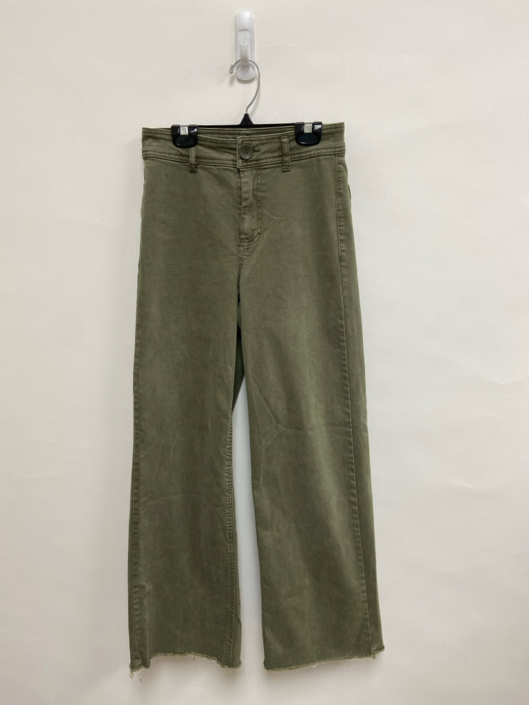 OAT Size 2 Sage Wide Leg Ladies Pants