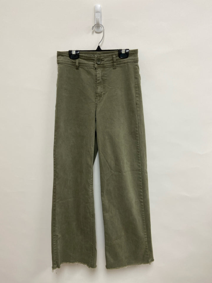 OAT Size 2 Sage Wide Leg Ladies Pants