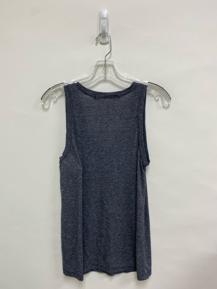 Michael Stars Size OSFM Navy/White Heather Tank Ladies Top
