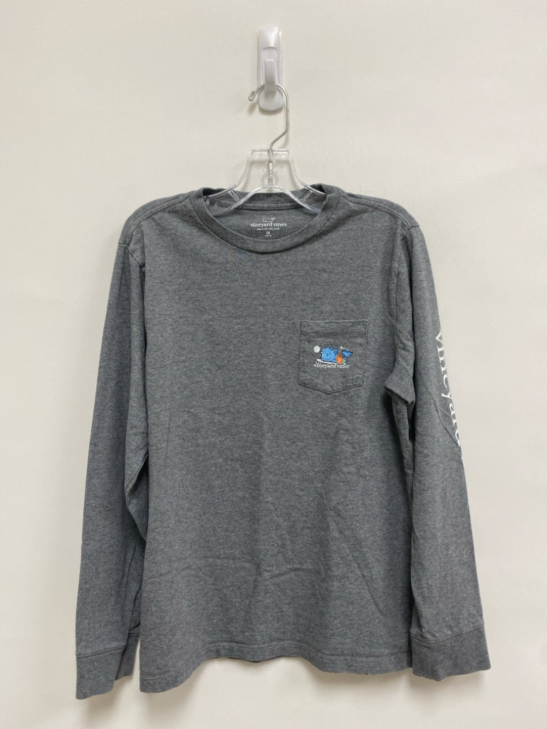 Vineyard Vines SIZE 12/14 Dark Gray Halloween Long Sleeve Tee Boy&