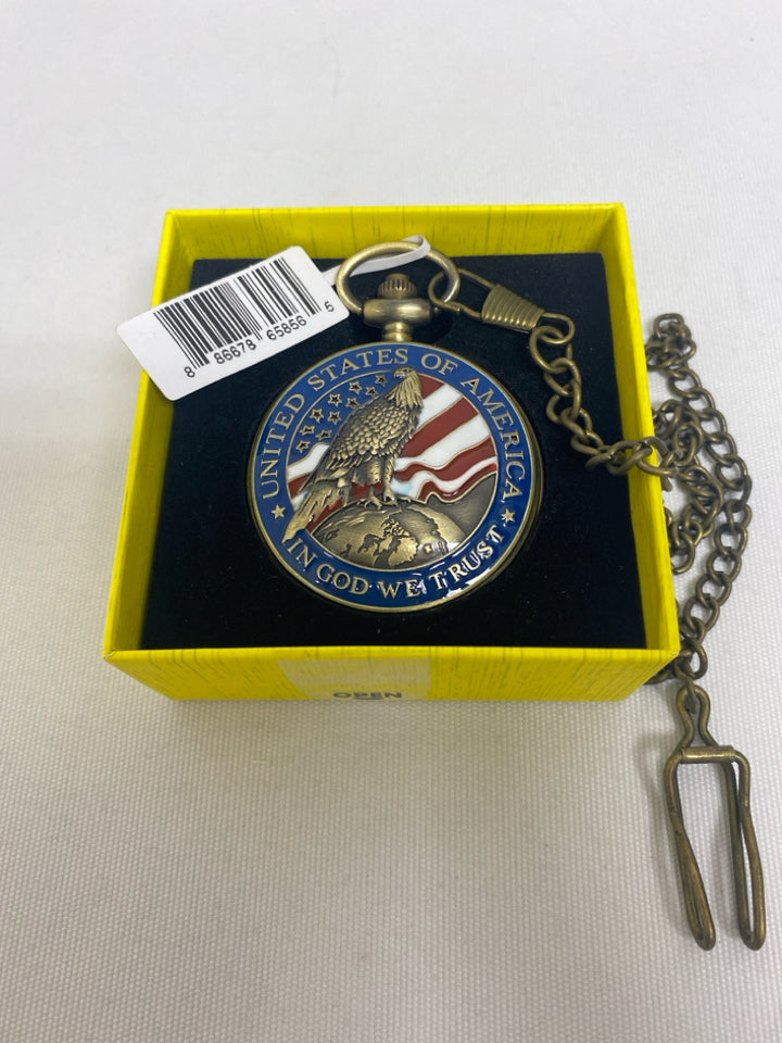 NEW/BOX Invicta Red/White Blue/Gold USA Metal Men&