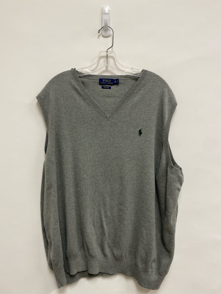 Polo Size 3X Gray Men&