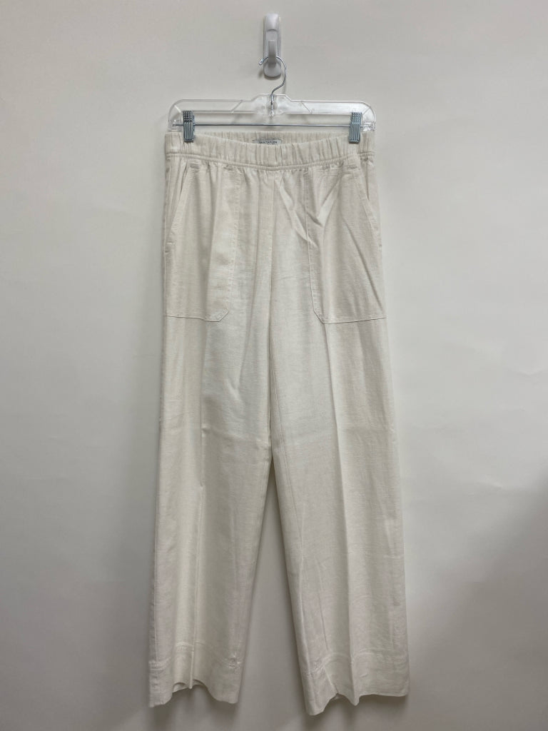 Ann Taylor Size XS White Linen Blend Ladies Pants