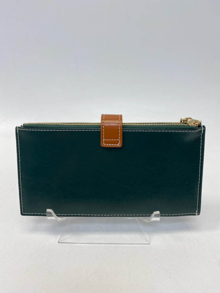 Dark Green Brown Wallet