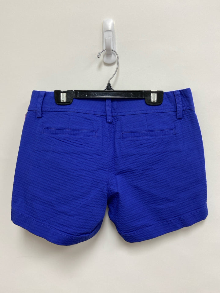 NWT LILLY PULITZER Size 0 Royal Blue Texture Ladies Shorts