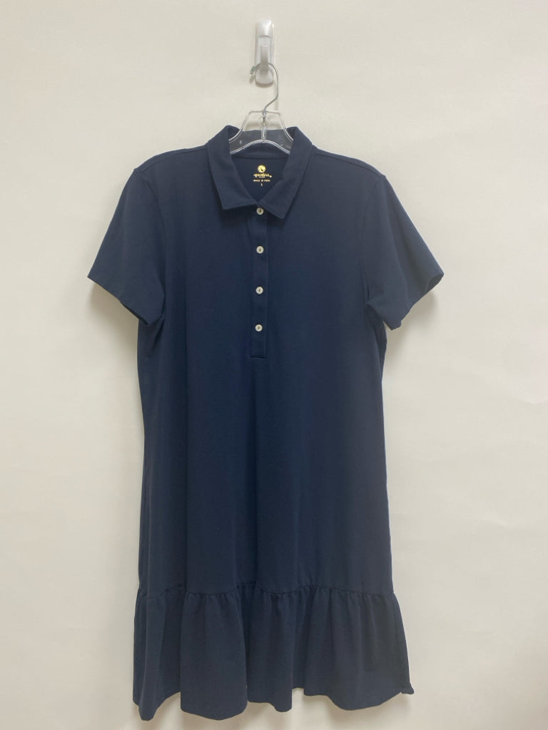 Spartina 449 Size L Navy Polo Ladies Dress