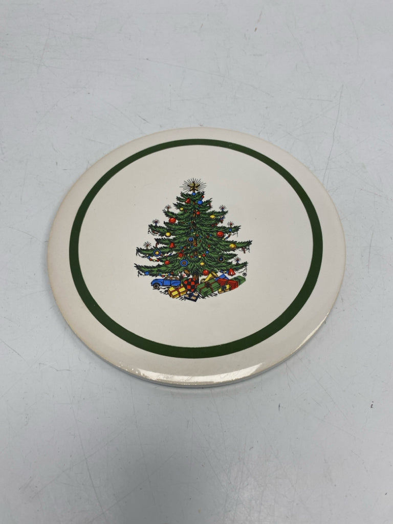 White Green Trees Christmas